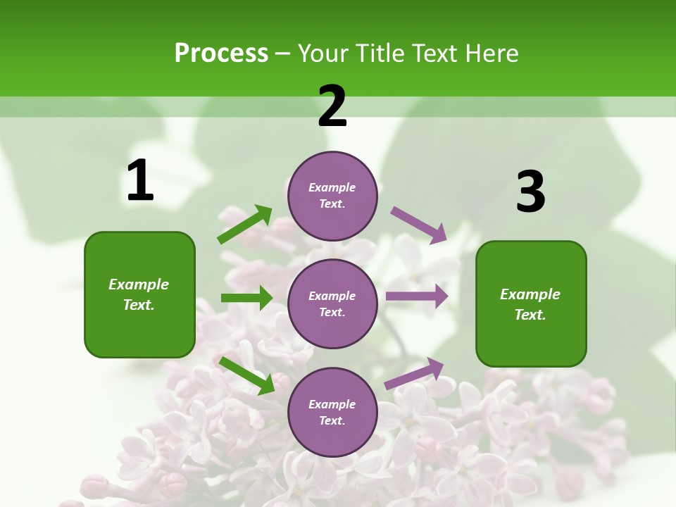 White Fragrant Transparent PowerPoint Template