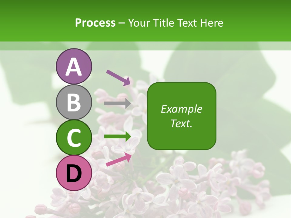 White Fragrant Transparent PowerPoint Template