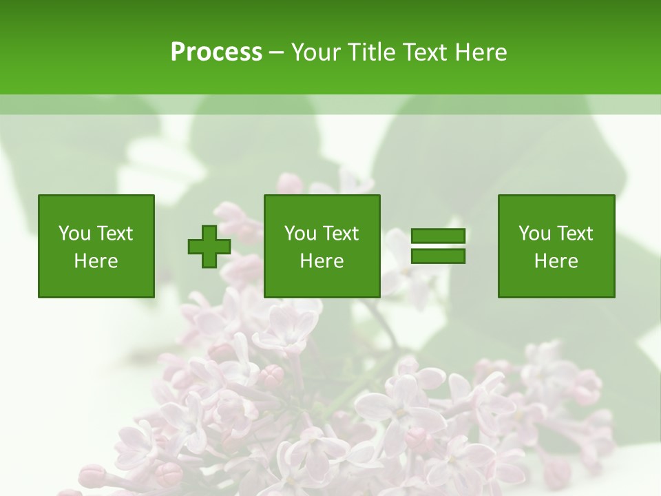 White Fragrant Transparent PowerPoint Template