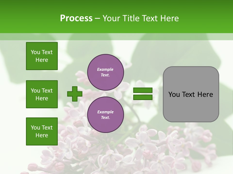 White Fragrant Transparent PowerPoint Template