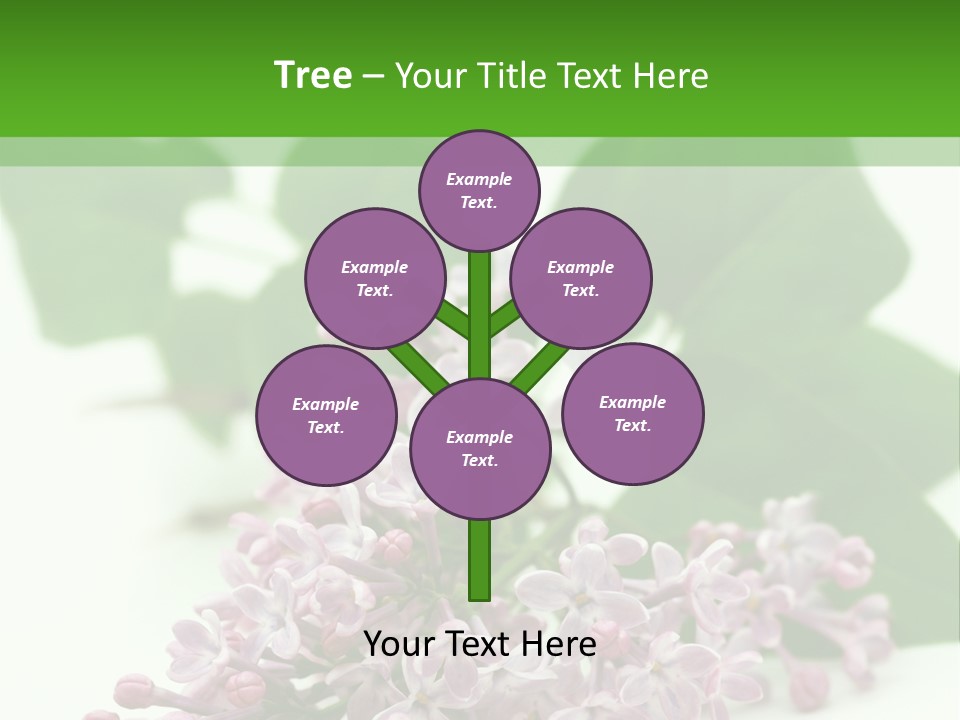 White Fragrant Transparent PowerPoint Template