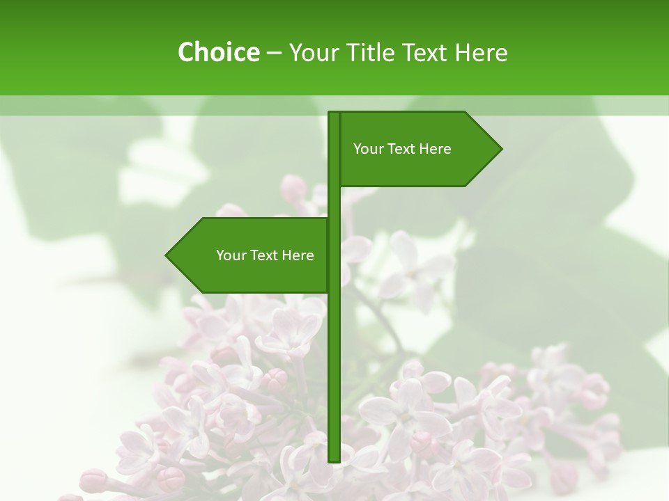 White Fragrant Transparent PowerPoint Template