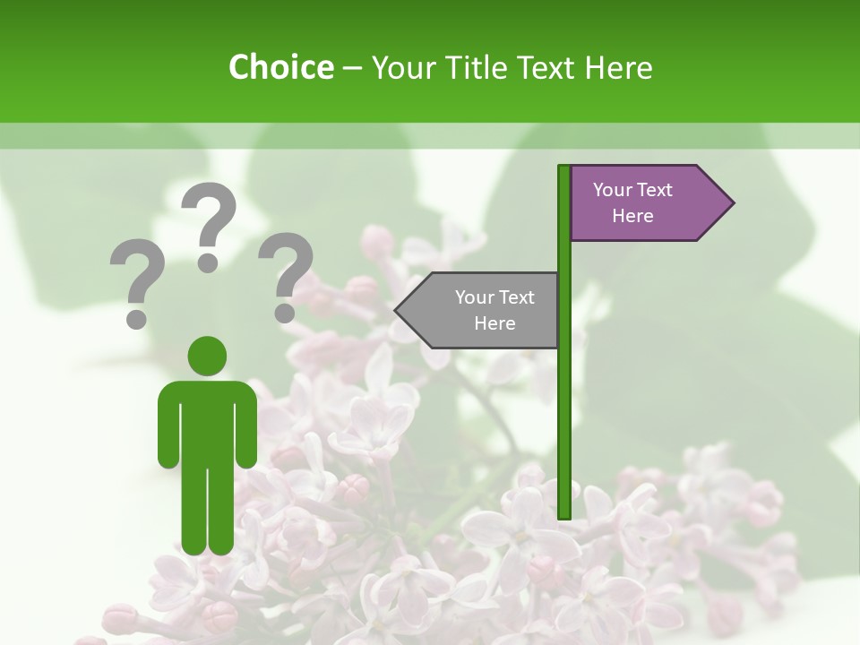 White Fragrant Transparent PowerPoint Template