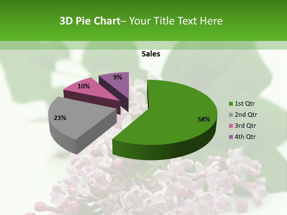 White Fragrant Transparent PowerPoint Template