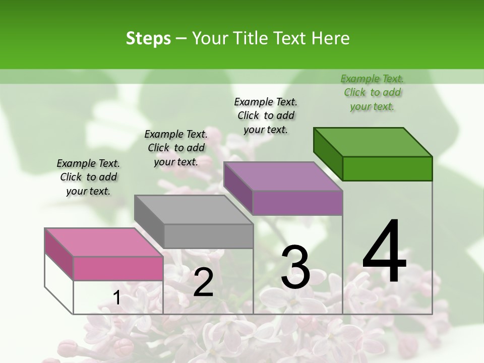 White Fragrant Transparent PowerPoint Template
