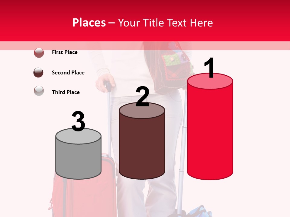 Woman Person Casual PowerPoint Template