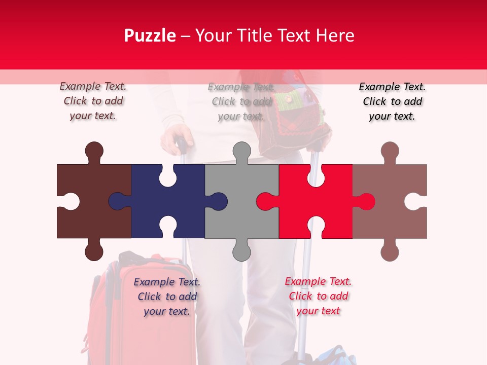 Woman Person Casual PowerPoint Template