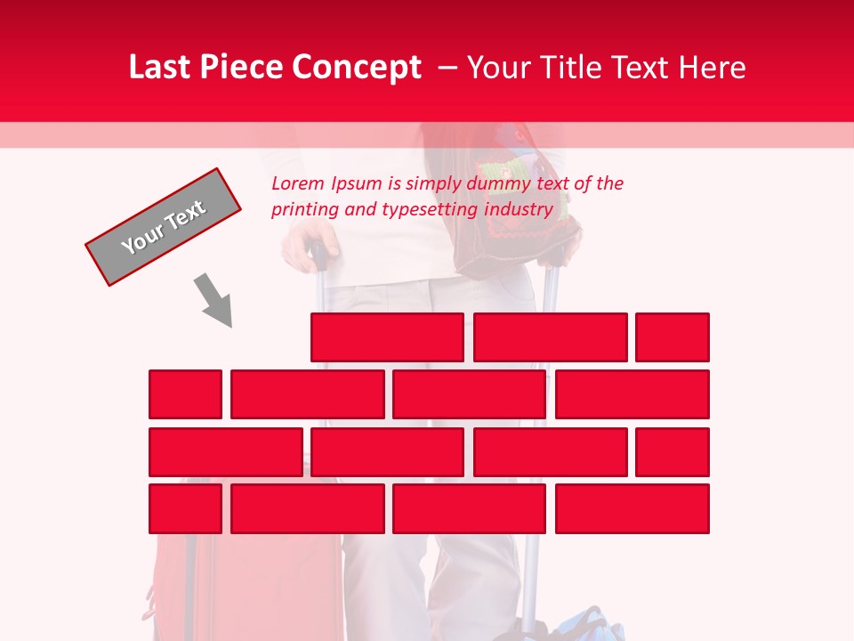 Woman Person Casual PowerPoint Template