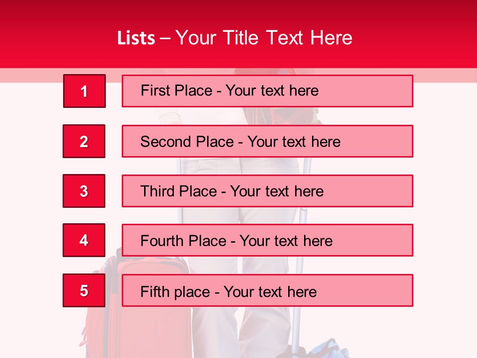 Woman Person Casual PowerPoint Template