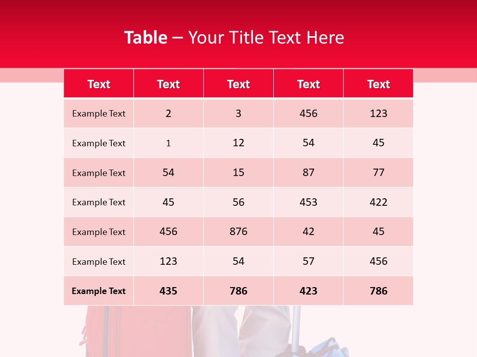 Woman Person Casual PowerPoint Template