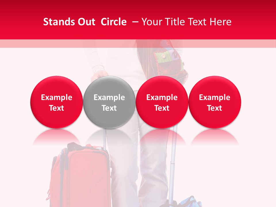 Woman Person Casual PowerPoint Template