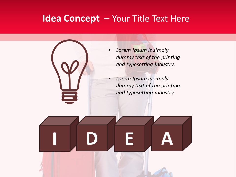 Woman Person Casual PowerPoint Template