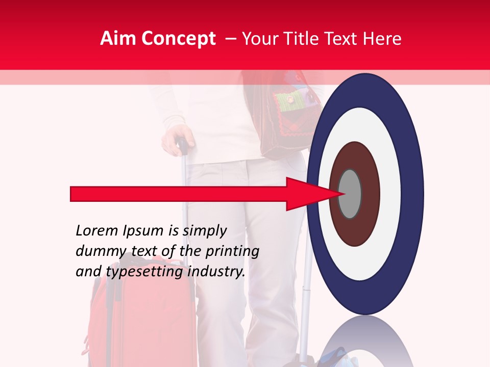 Woman Person Casual PowerPoint Template