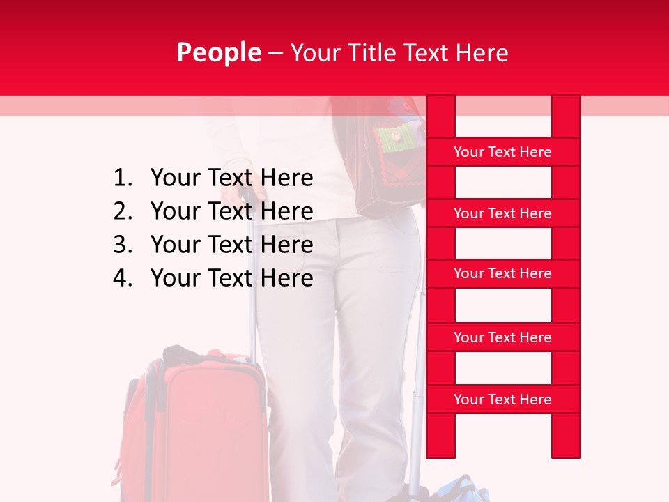 Woman Person Casual PowerPoint Template