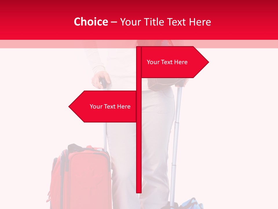 Woman Person Casual PowerPoint Template