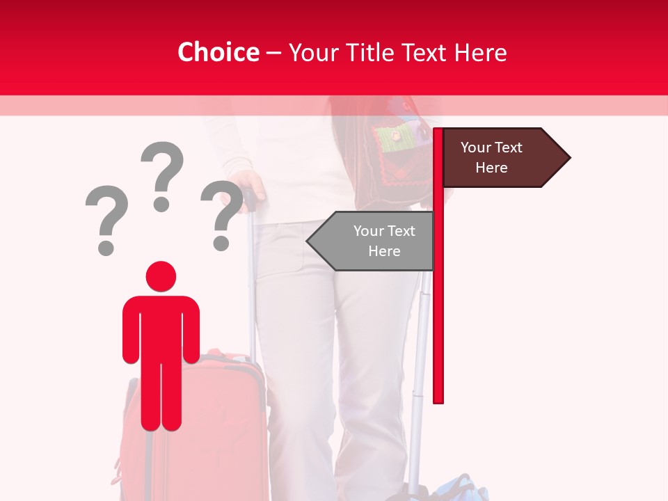 Woman Person Casual PowerPoint Template