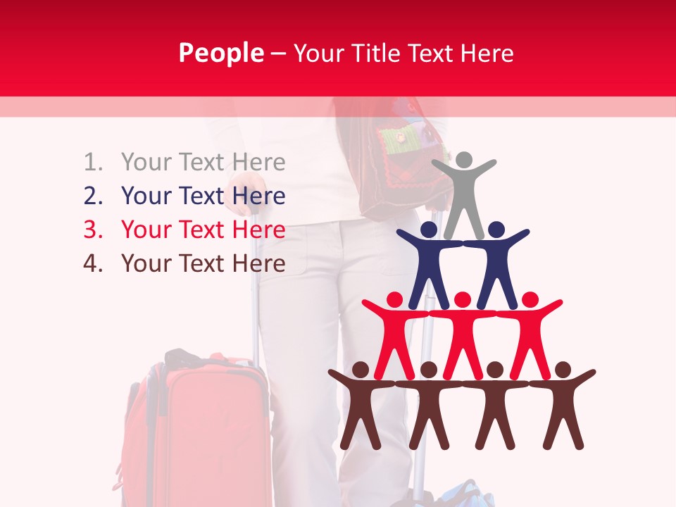 Woman Person Casual PowerPoint Template