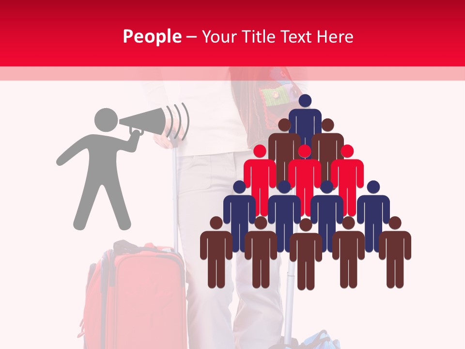 Woman Person Casual PowerPoint Template