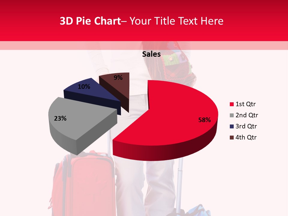 Woman Person Casual PowerPoint Template