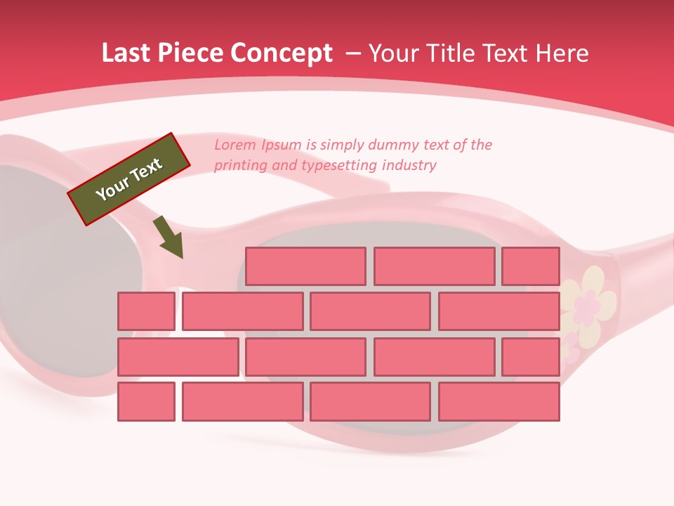 Accessory Horizontal Isolated PowerPoint Template