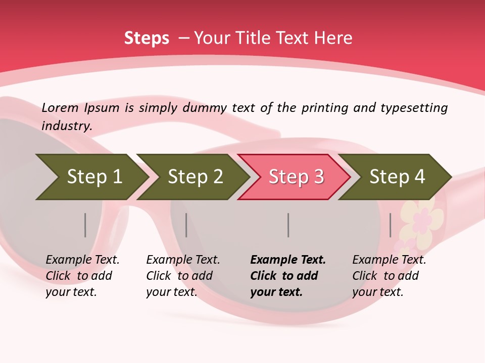 Accessory Horizontal Isolated PowerPoint Template