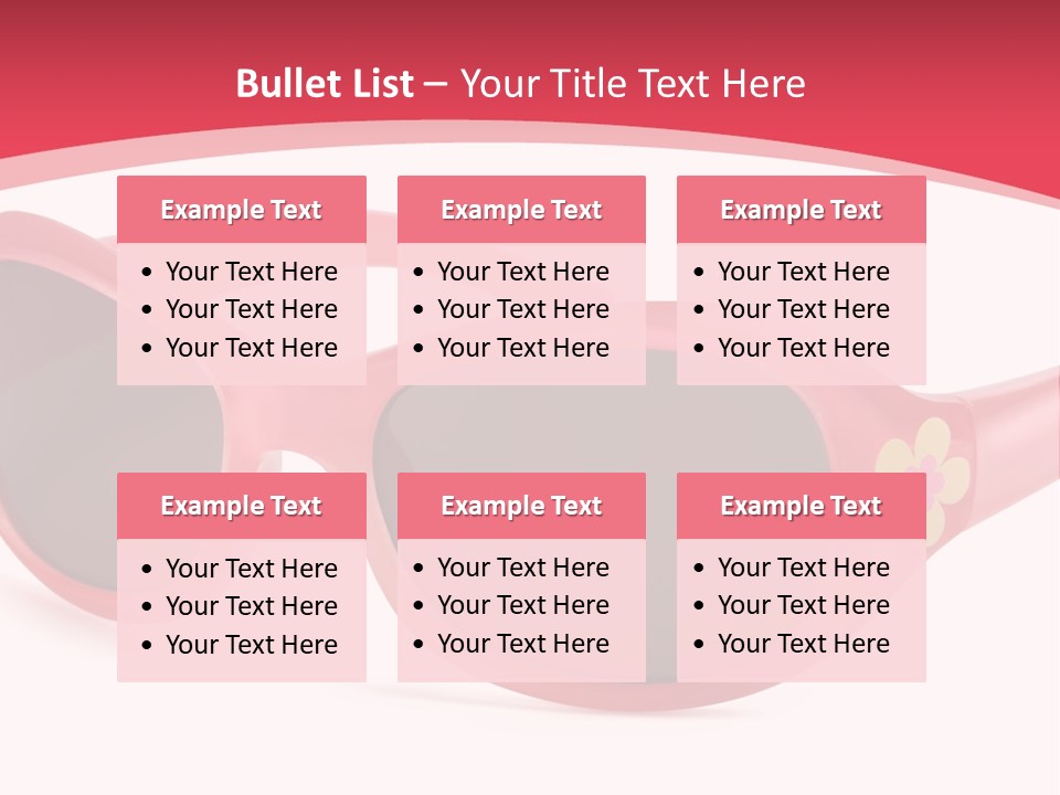 Accessory Horizontal Isolated PowerPoint Template