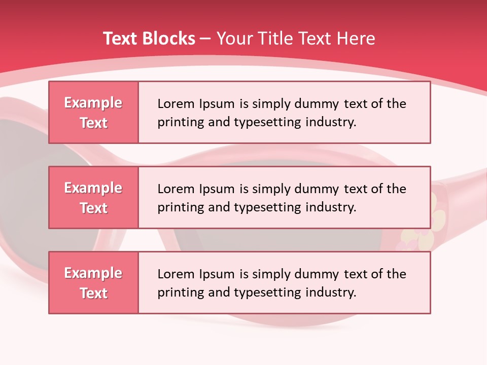 Accessory Horizontal Isolated PowerPoint Template