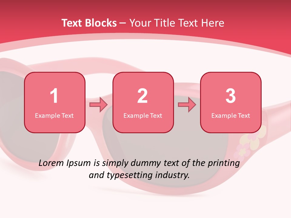 Accessory Horizontal Isolated PowerPoint Template