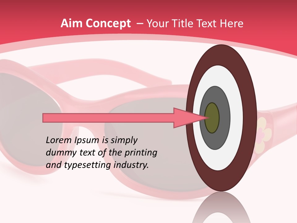 Accessory Horizontal Isolated PowerPoint Template