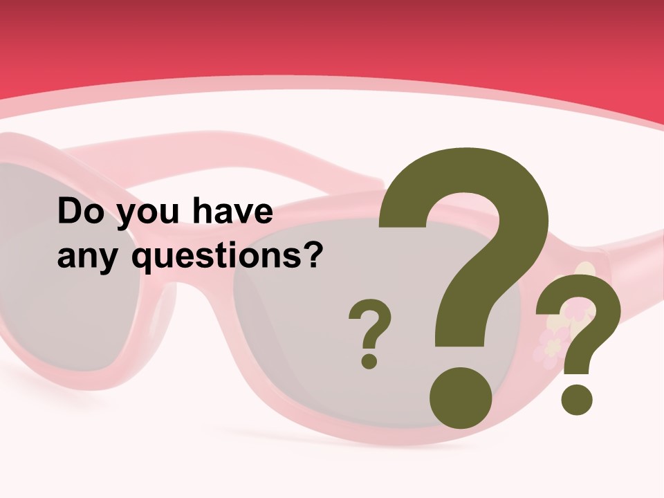 Accessory Horizontal Isolated PowerPoint Template