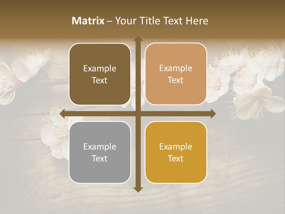 Petal Beautiful Freshness PowerPoint Template