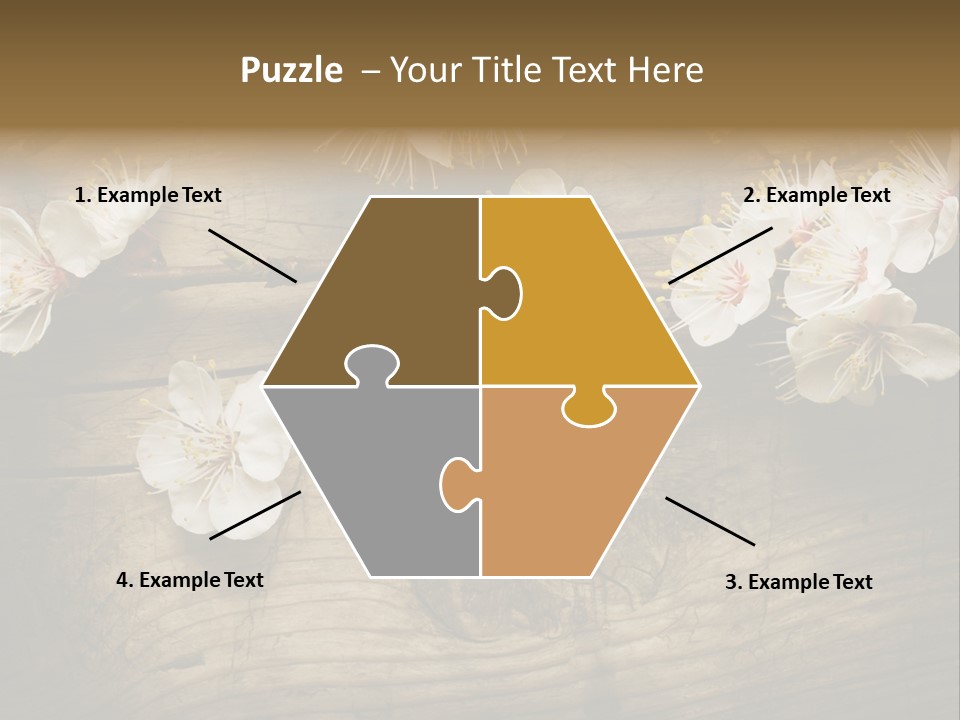 Petal Beautiful Freshness PowerPoint Template