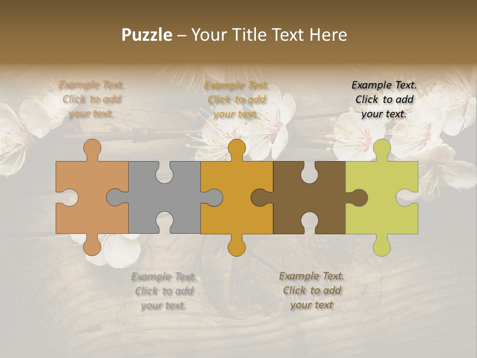 Petal Beautiful Freshness PowerPoint Template