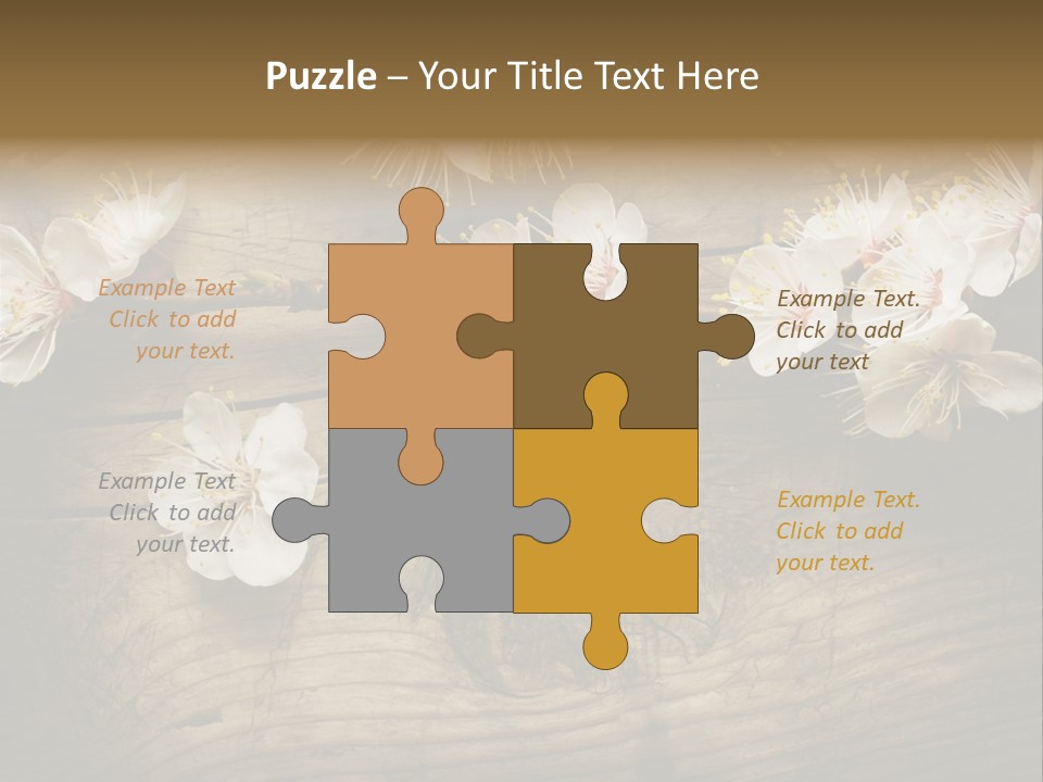 Petal Beautiful Freshness PowerPoint Template