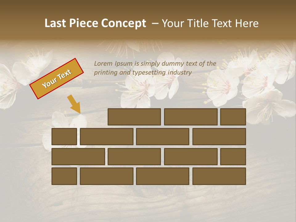 Petal Beautiful Freshness PowerPoint Template