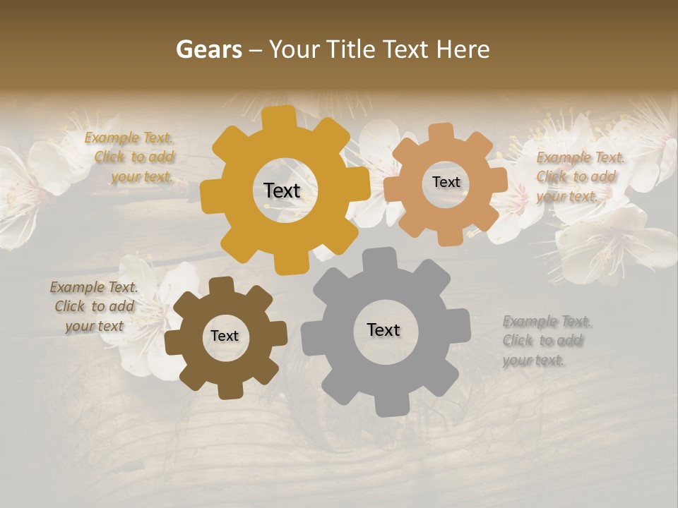 Petal Beautiful Freshness PowerPoint Template