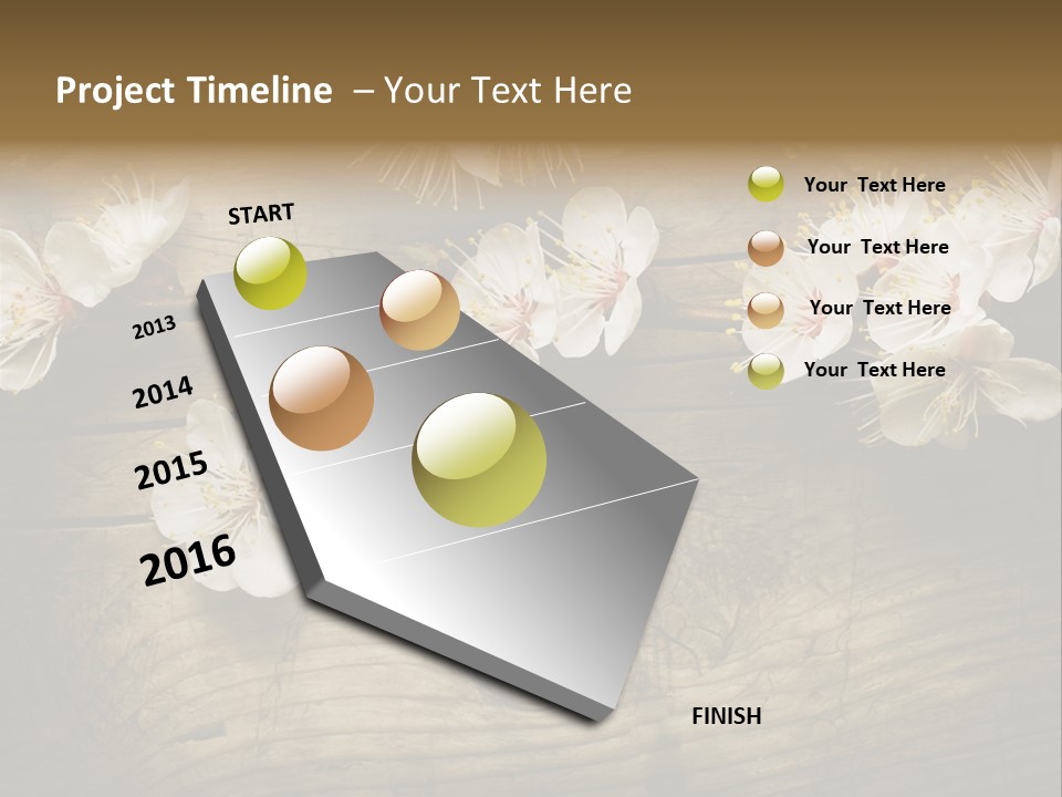 Petal Beautiful Freshness PowerPoint Template