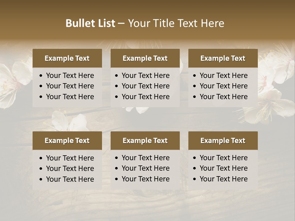 Petal Beautiful Freshness PowerPoint Template