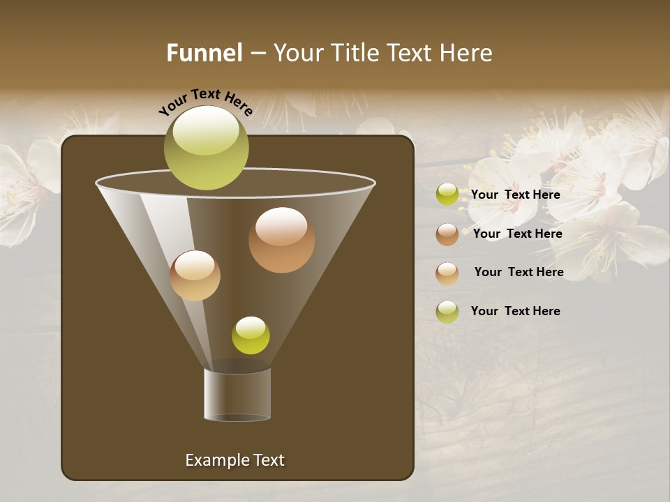Petal Beautiful Freshness PowerPoint Template
