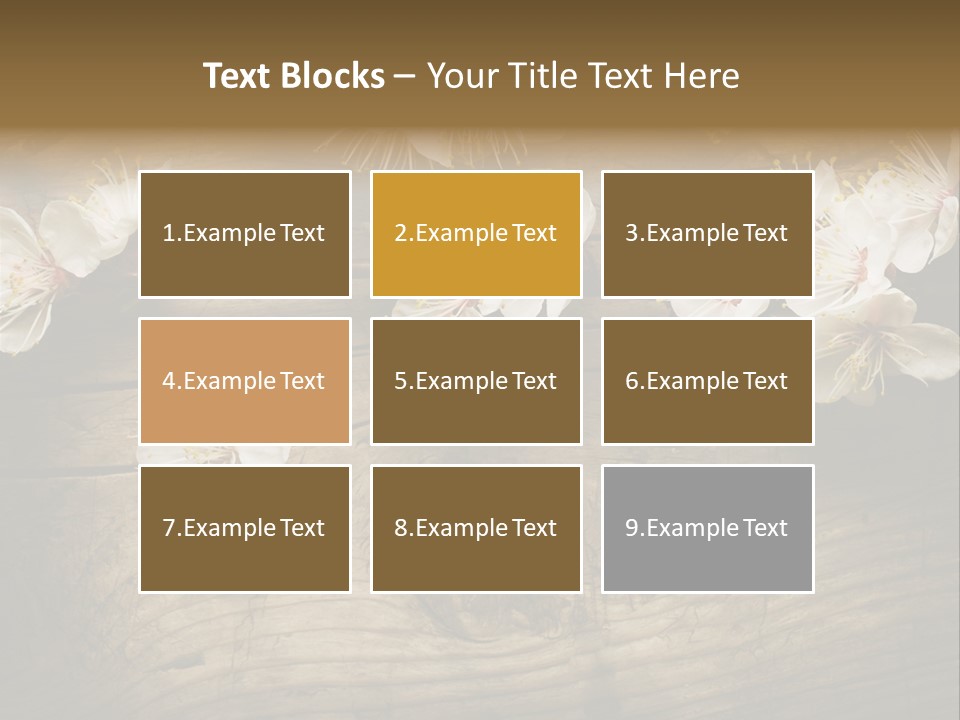 Petal Beautiful Freshness PowerPoint Template