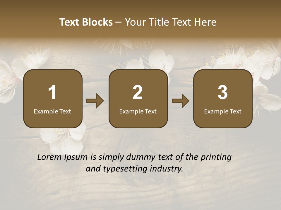 Petal Beautiful Freshness PowerPoint Template