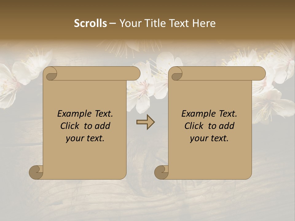 Petal Beautiful Freshness PowerPoint Template