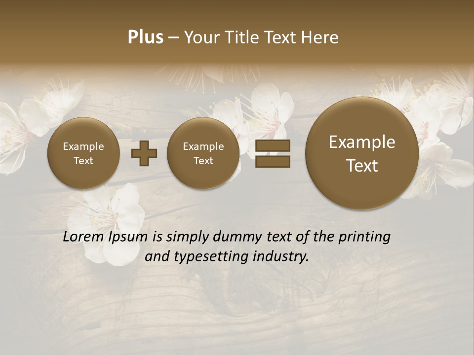 Petal Beautiful Freshness PowerPoint Template
