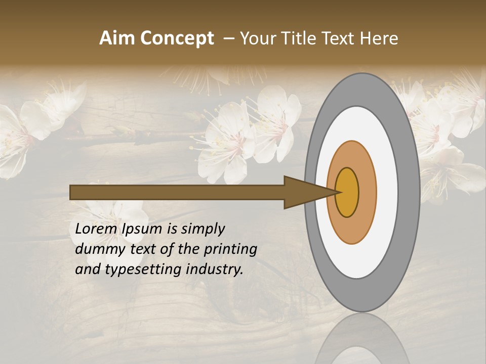 Petal Beautiful Freshness PowerPoint Template