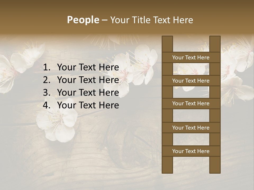 Petal Beautiful Freshness PowerPoint Template
