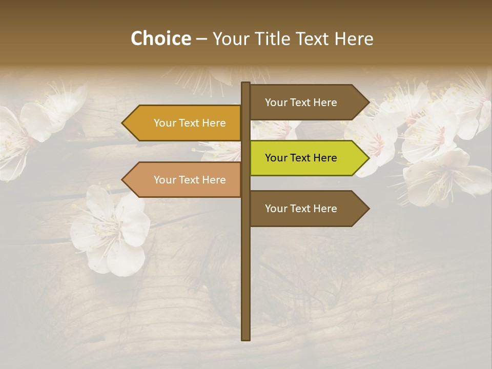 Petal Beautiful Freshness PowerPoint Template