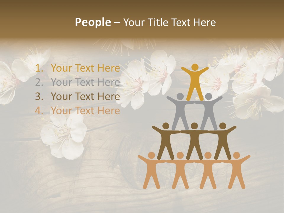 Petal Beautiful Freshness PowerPoint Template