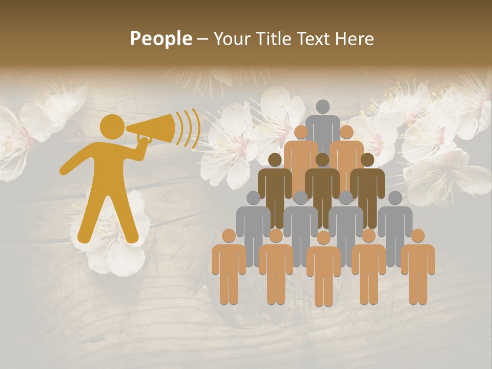 Petal Beautiful Freshness PowerPoint Template