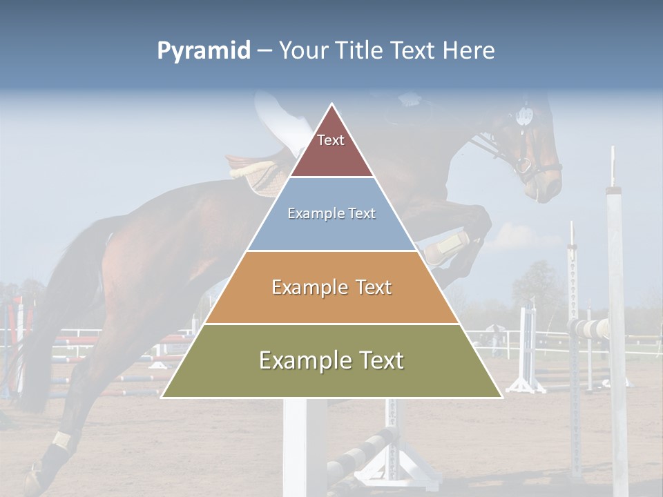 Rivalry Riders Horseback PowerPoint Template