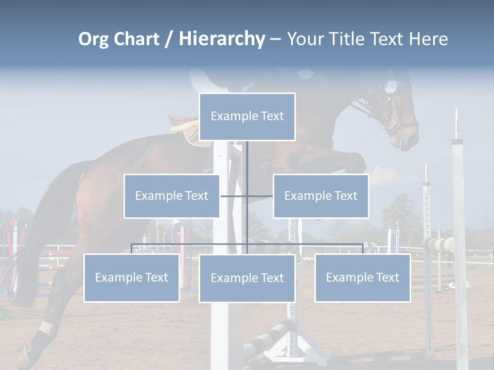 Rivalry Riders Horseback PowerPoint Template